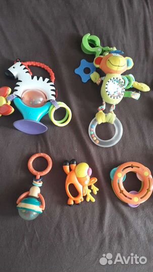 Игрушки погремушки пакетом