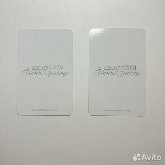 Официальные карты Ниннин aespa сет Ningning