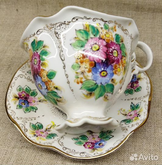 Чайная пара Гжель авт. С. Алёхин