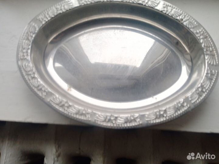 Поднос посеребренный