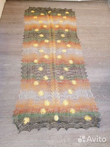 Палантин пуховый