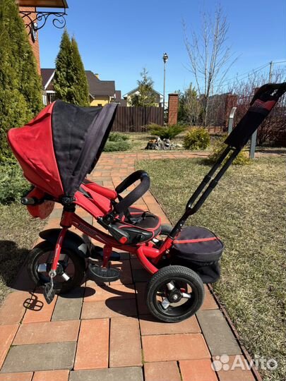 Детский велосипед с родительской ручкой