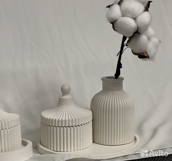Вазы из гипса