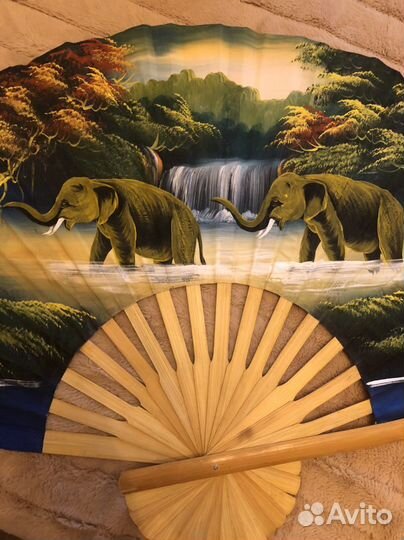 Веер огромный, интерьерный, новый