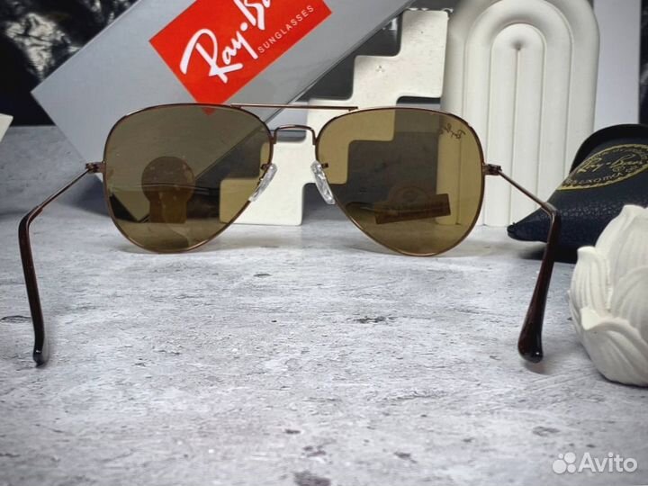 Очки Ray Ban Aviator бронзовые