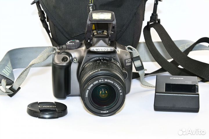 Canon EOS 1100D/T3 12.2MP серый зеркалка Kit 18-55