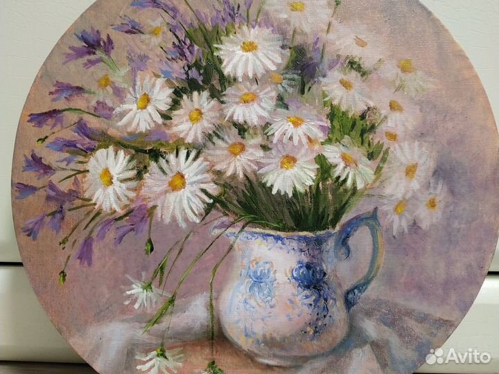 Картина маслом на холсте цветы