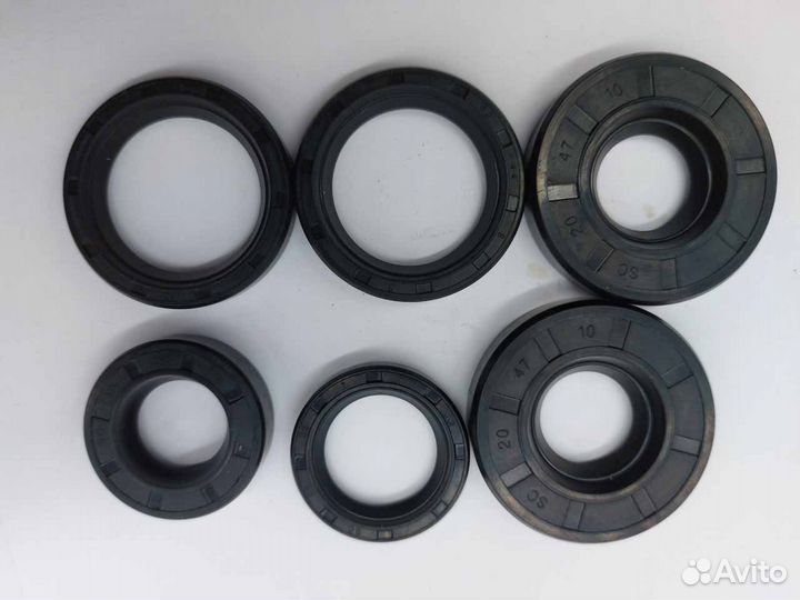 Набор сальников двигателя на мотоцикл Восход (6шт