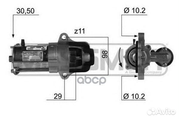 Стартер ford focus II mondeo IV 2.0 220369 220369