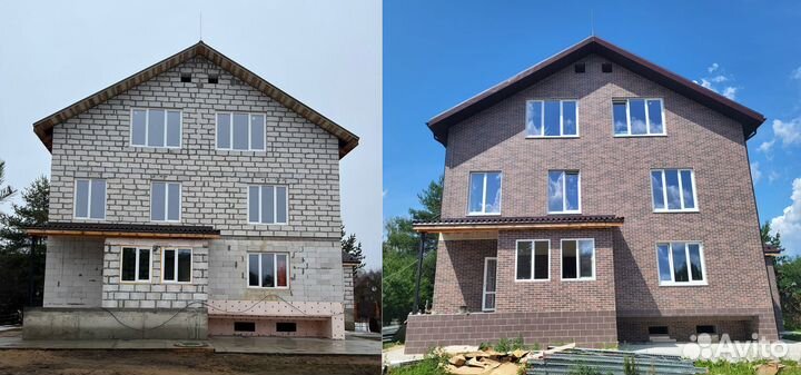 Амк панели / Фасадная система / Гибкий клинкер на