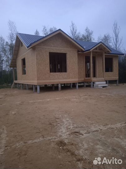 Домокомлект из сип панелей в 1 этаж 94м2