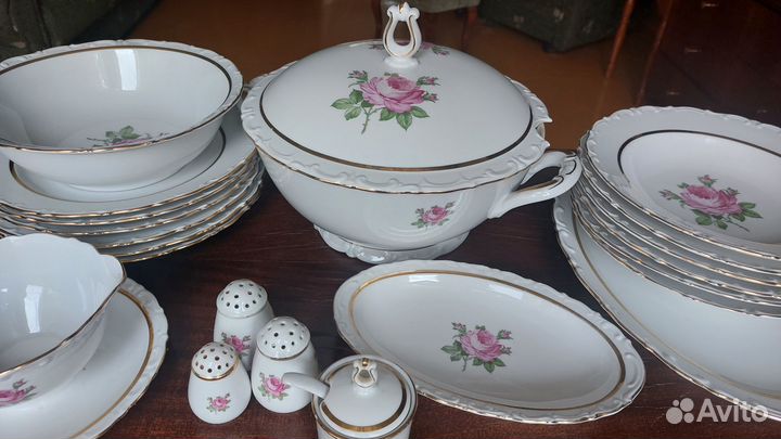 Фарфоровый сервиз Kahla ГДР клеймо 1957-1964 год