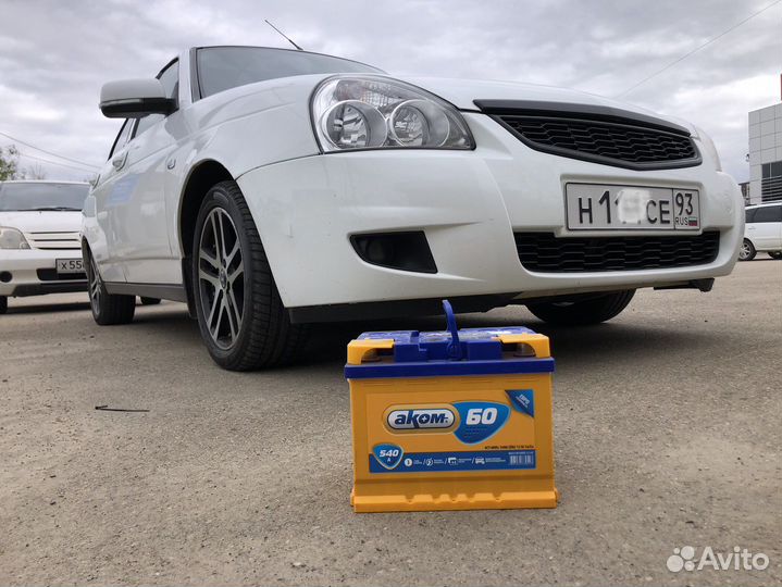 Аккумулятор 60Ач (ваз, Лада). Доставка