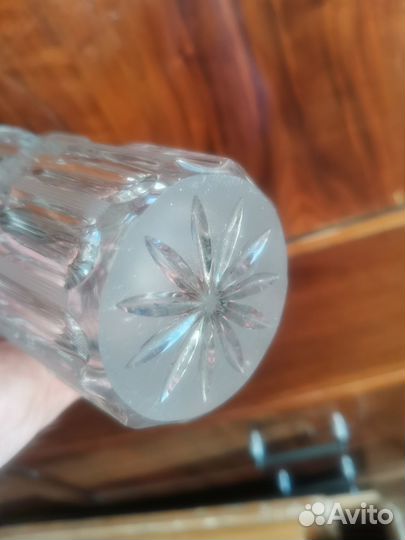 Хрустальная ваза для цветов СССР, 1970-е гг