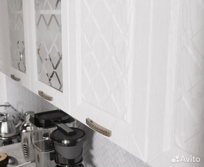 Кухонный гарнитур Агава 1,6 м трюфель