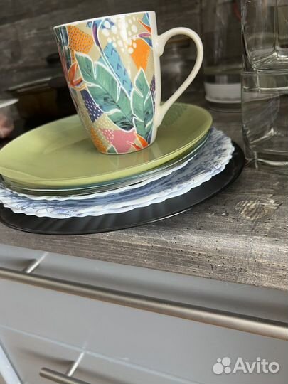 Тарелки стаканы