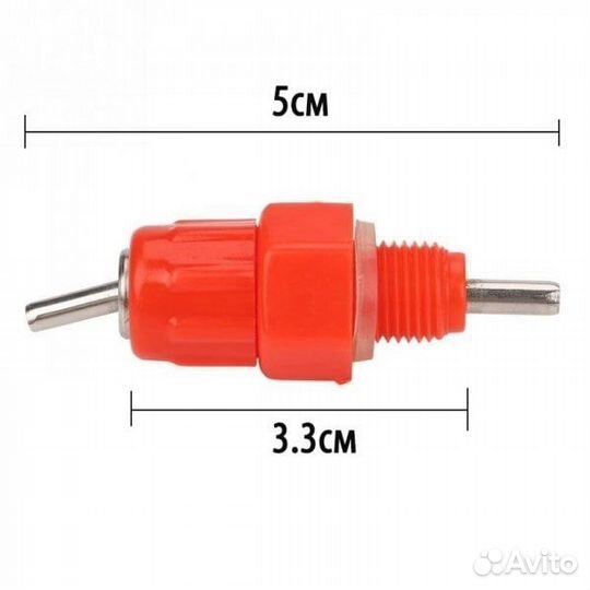 Ниппельная поилка для птиц, сменный ниппель