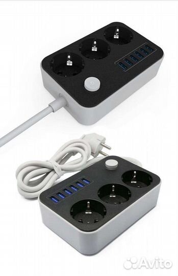 Удлинитель сетевой фильтр с портами usb