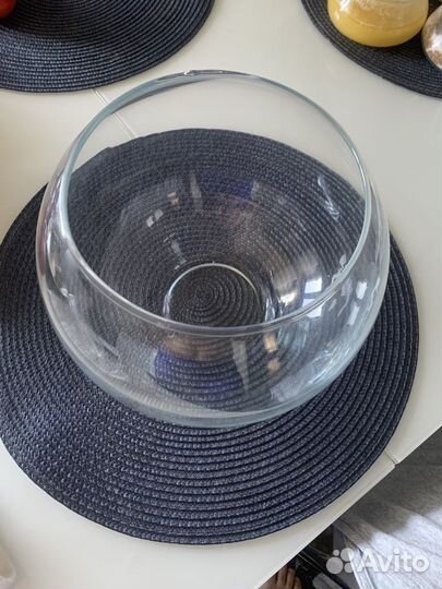 Вазы (2 штуки) для цветов стекло