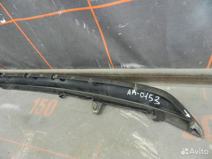 Накладка бампера заднего - Toyota Fortuner 2