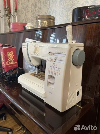 Швейная машинка Janome 415 + педаль / на запчасти