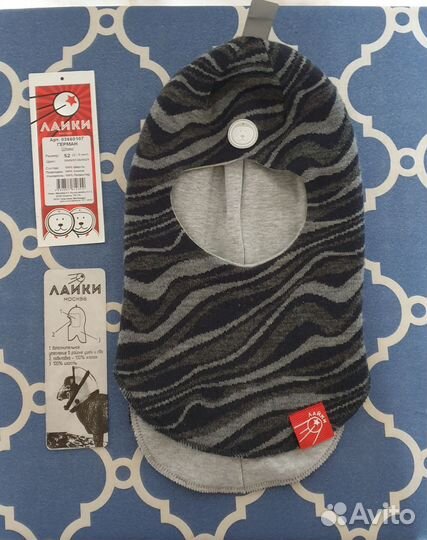 Шапка шлем Лайки 52