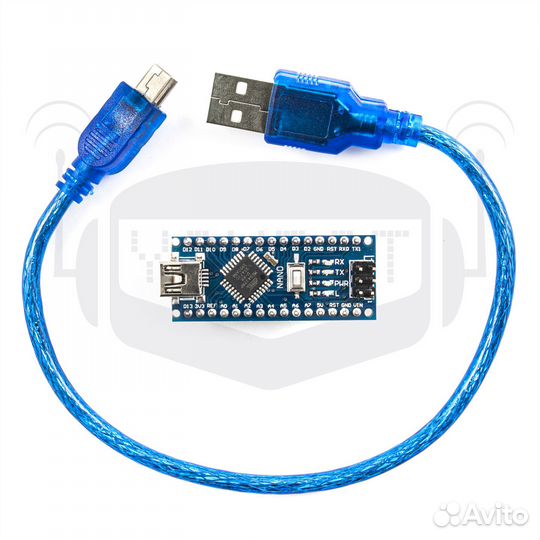 Плата Nano V3.0 (CH340G) + USB cable (Arduino-совм
