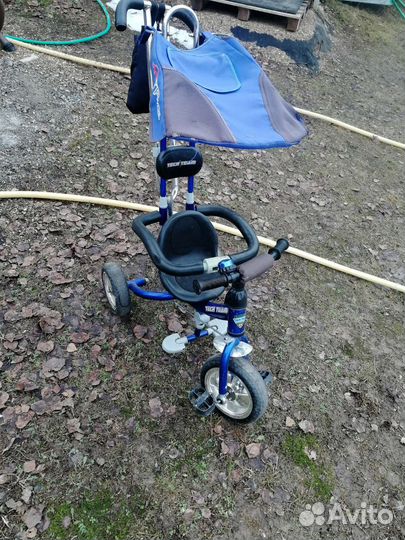 Велосипед коляска с ручкой