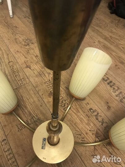 Люстра потолочная ГДР, родом из СССР, винтаж