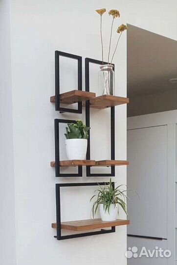 Полка настенная лофт