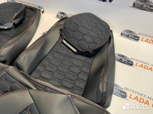 Обивка сидений из экокожи для LADA 4x4 Урбан