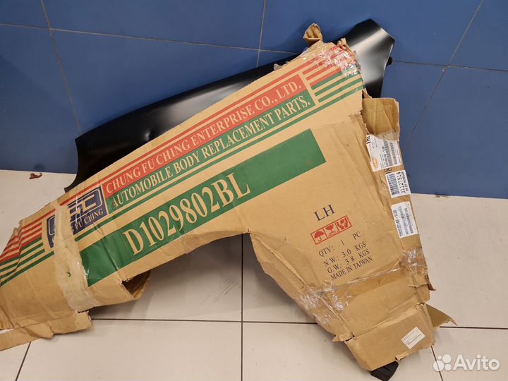 Крыло переднее левое Chevrolet Lanos 2004-2010