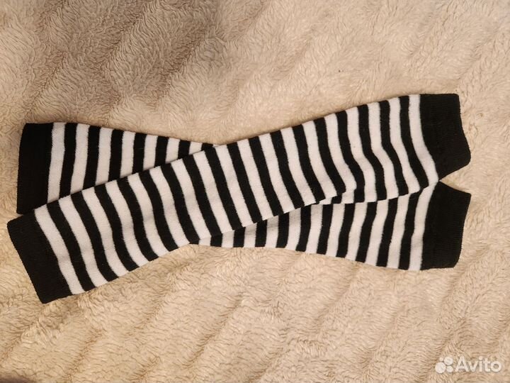 Длинные перчатки без пальцев