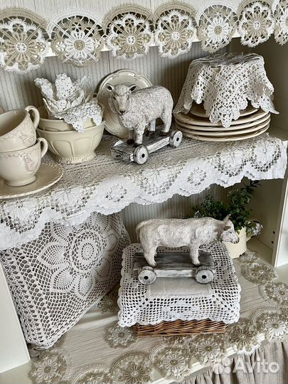 Декоративные фигурки farmhouse корова/овечка