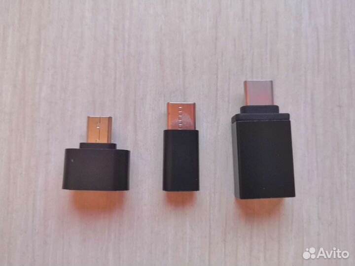 Переходник USB тип С на USB (micro USB) и микро US
