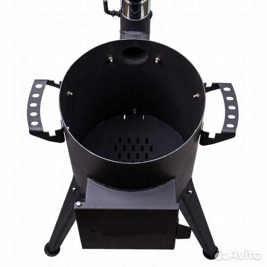 Печь под казан с трубой