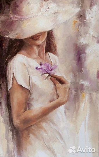 Интерьерная картина маслом, ручная работа