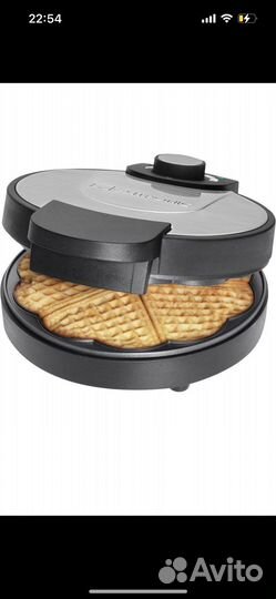 Компатктная венская вафельница Clatronic