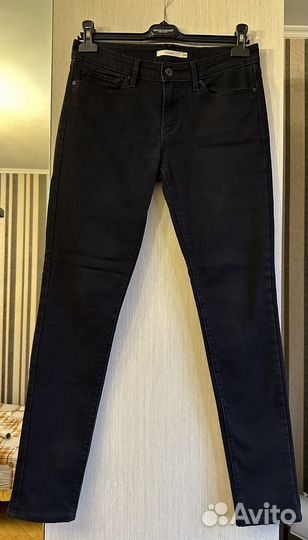 Черные джинсы Levis 711 skinny