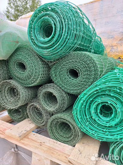 Садовая решетка 15*15 1х20м, хаки