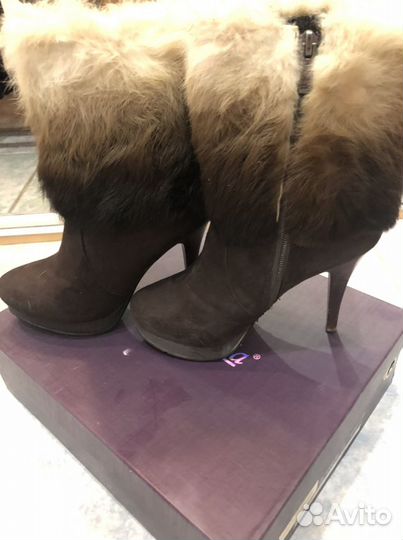 Ботильоны зимние женские 37