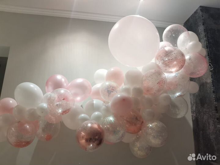 Фотозона Шары гирлянда