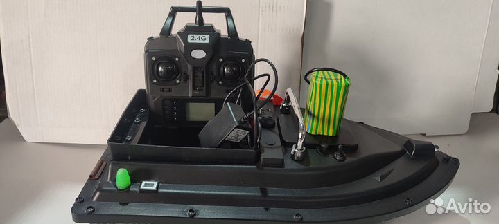 Прикормочный кораблик с gps бу