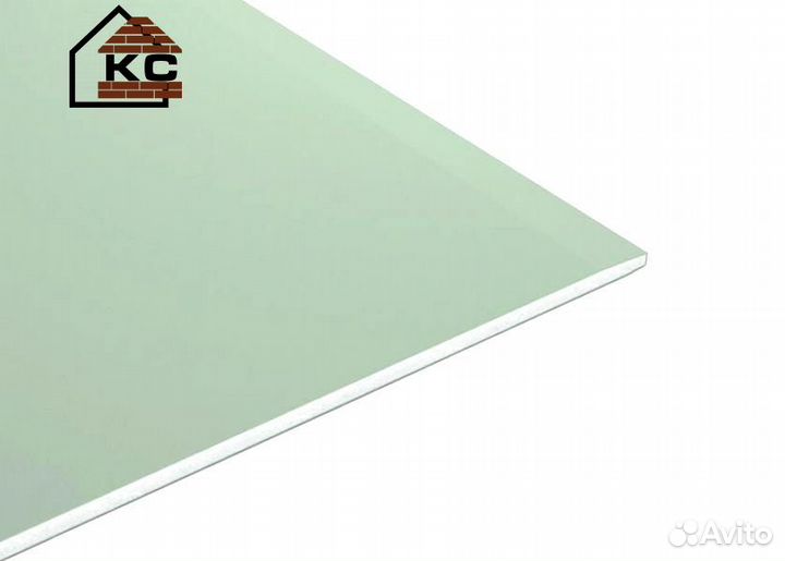 Гипсокартон влагостойкий Кануф