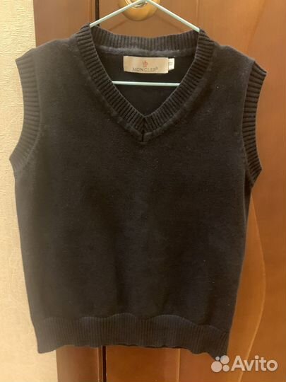 Жилетка для мальчика черная