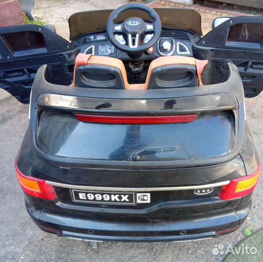 Детский электромобиль двухместный бу