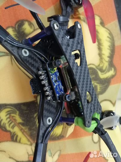 Квадрокоптер 5' 4-6s, erls аналог