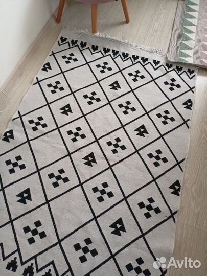 Хлопковый двухсторонний ковер