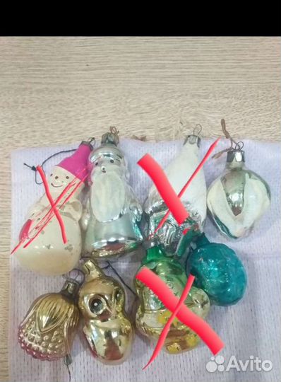 Елочные игрушки СССР