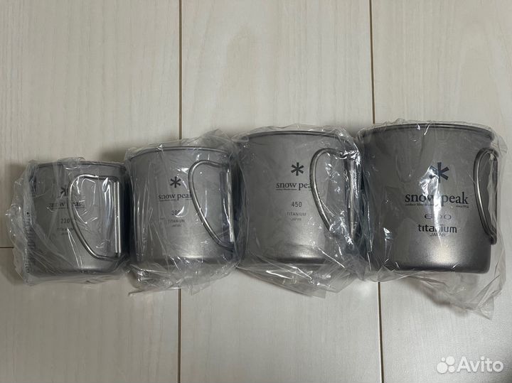 Комплект-матрешка кружек Snow Peak Titanium Cup